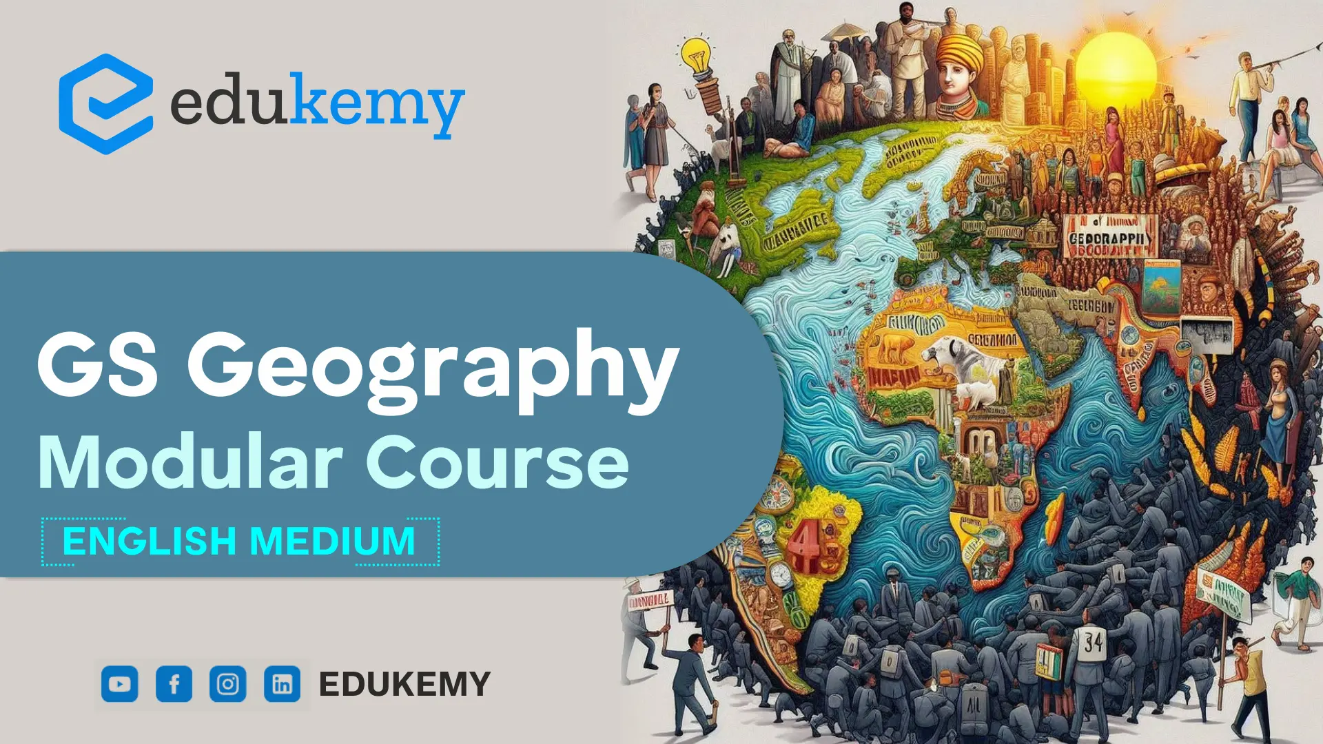 UPSC GS Geography Course - Self - Study (2025)